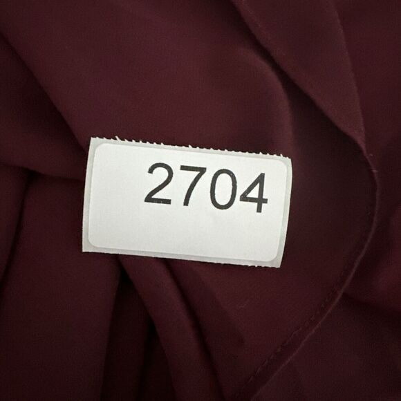 SORELLA VITA Bridesmaid Dress Burgundy Sz 20 Prom Chiffon Lined Full Length - Picture 16 of 16